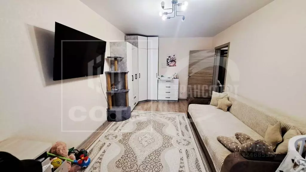 1-к кв. Воронежская область, Воронеж ул. Коренцова, 1 (40.8 м) - Фото 1