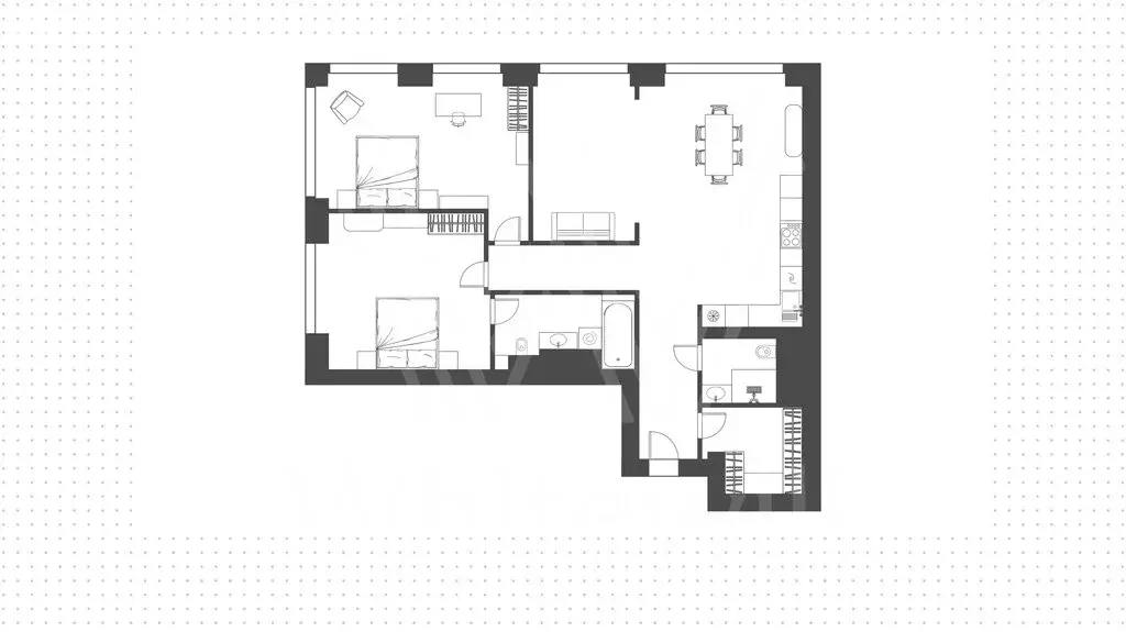 3-комнатная квартира: Москва, проспект Генерала Дорохова, 49 (113 м) - Фото 1