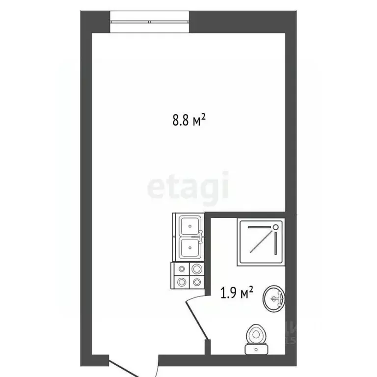 Студия Санкт-Петербург наб. Обводного Канала, 132 (10.0 м) - Фото 1