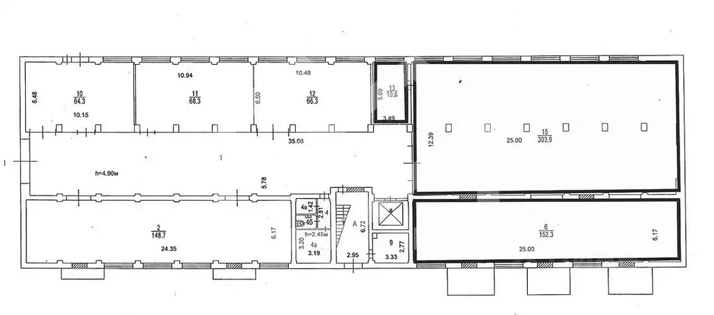 Помещение свободного назначения в Москва 2-я Кабельная ул., 2С50 (2200 ... - Фото 2