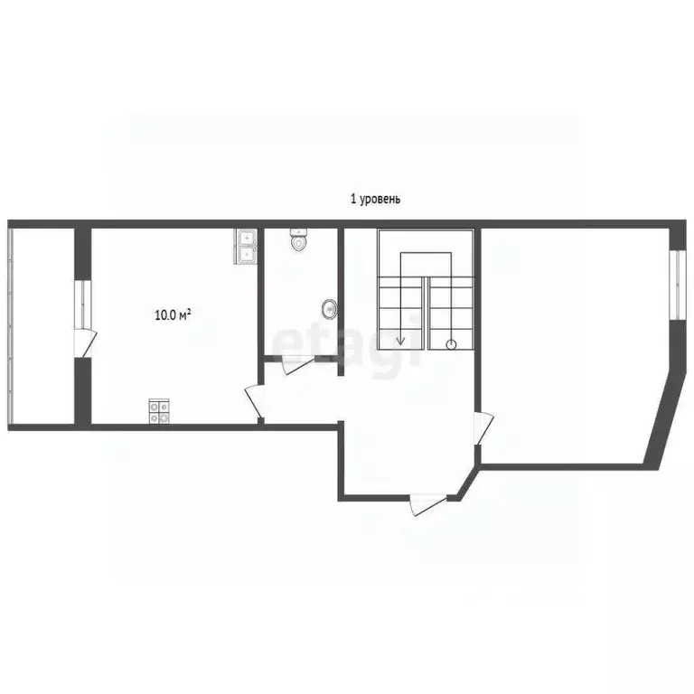 3-к кв. Тамбовская область, Тамбов Магистральная ул., 35А (86.8 м) - Фото 1