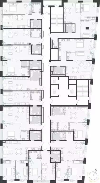 Студия Приморский край, Владивосток ул. Нейбута (33.23 м) - Фото 1