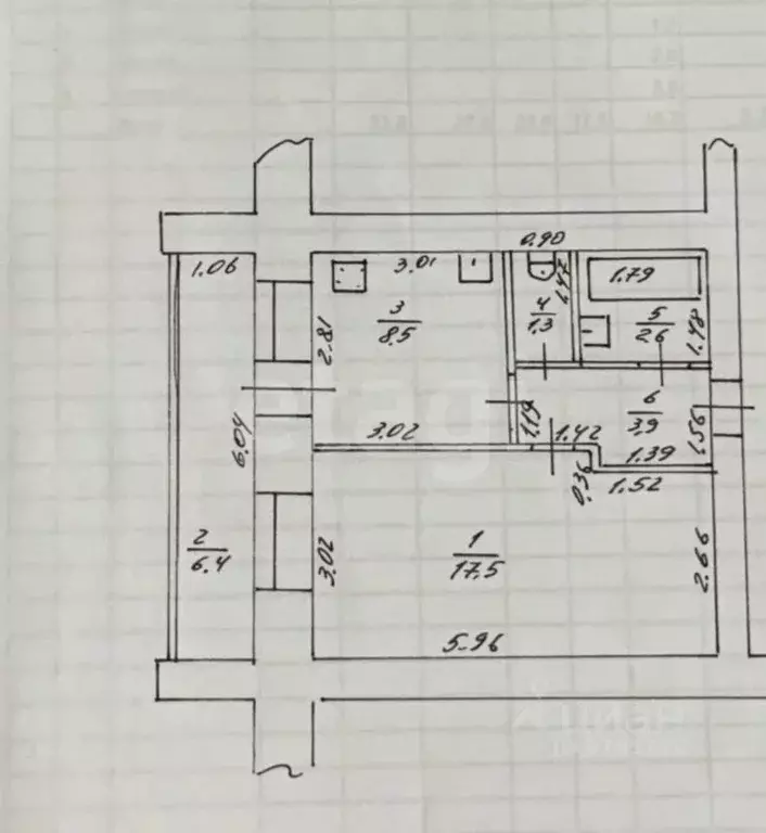 1-к кв. Татарстан, Казань ул. Чишмяле, 9 (34.5 м) - Фото 2