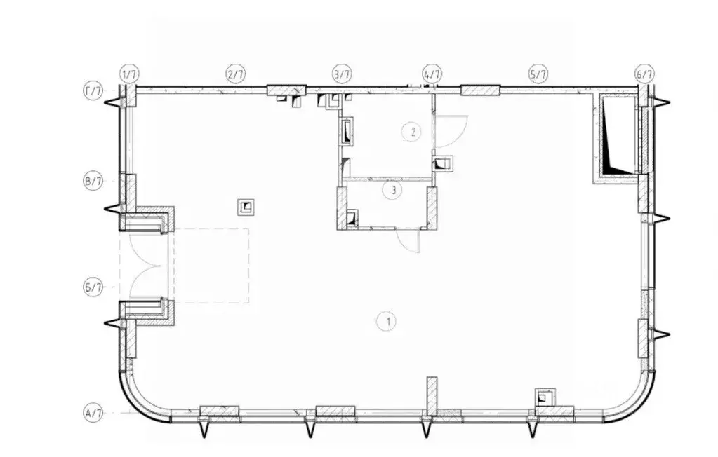 Помещение свободного назначения в Москва наб. Марка Шагала, 15к2 (145 ... - Фото 1