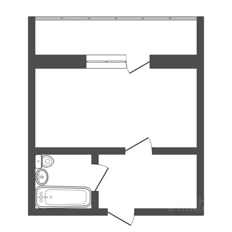 Студия Тюменская область, Тюмень Мелиораторов мкр, ул. Сидора ... - Фото 2