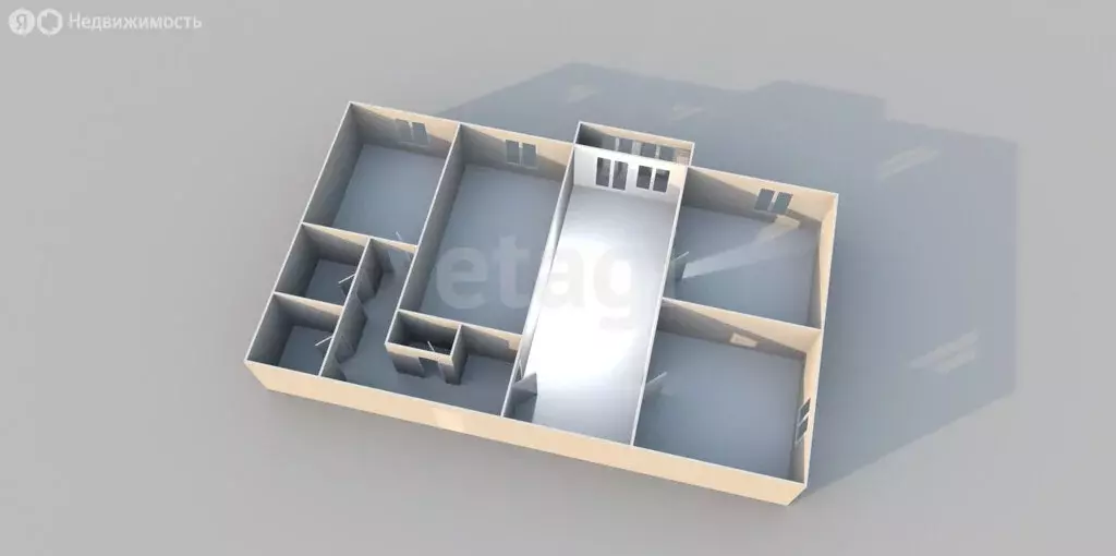 4-комнатная квартира: Синегорск, Горная улица, 5 (64 м) - Фото 1