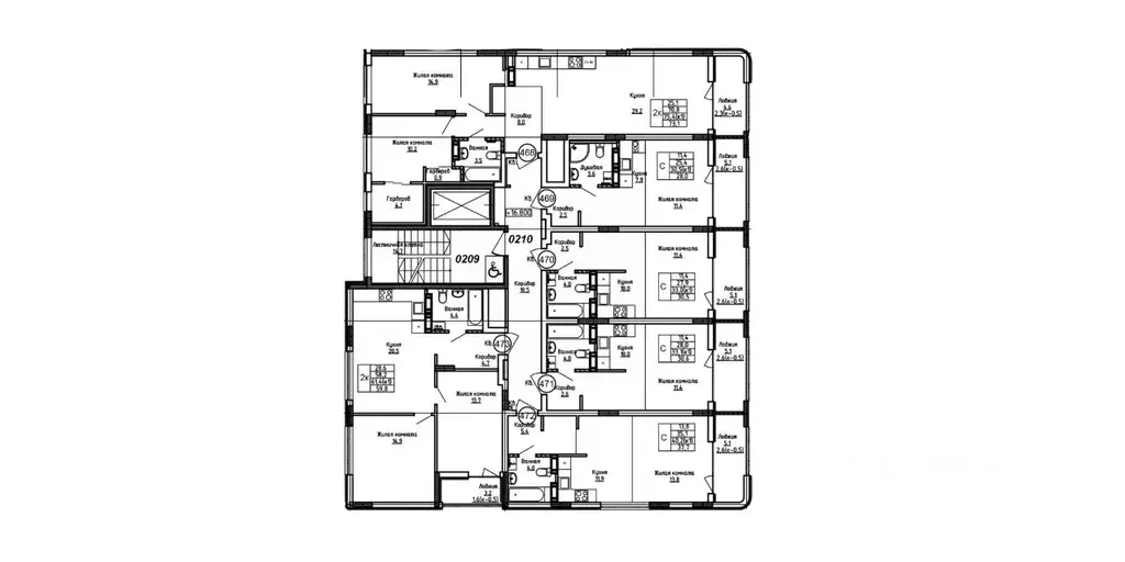 Студия Калининградская область, Калининград ул. 1-я Большая окружная ... - Фото 2