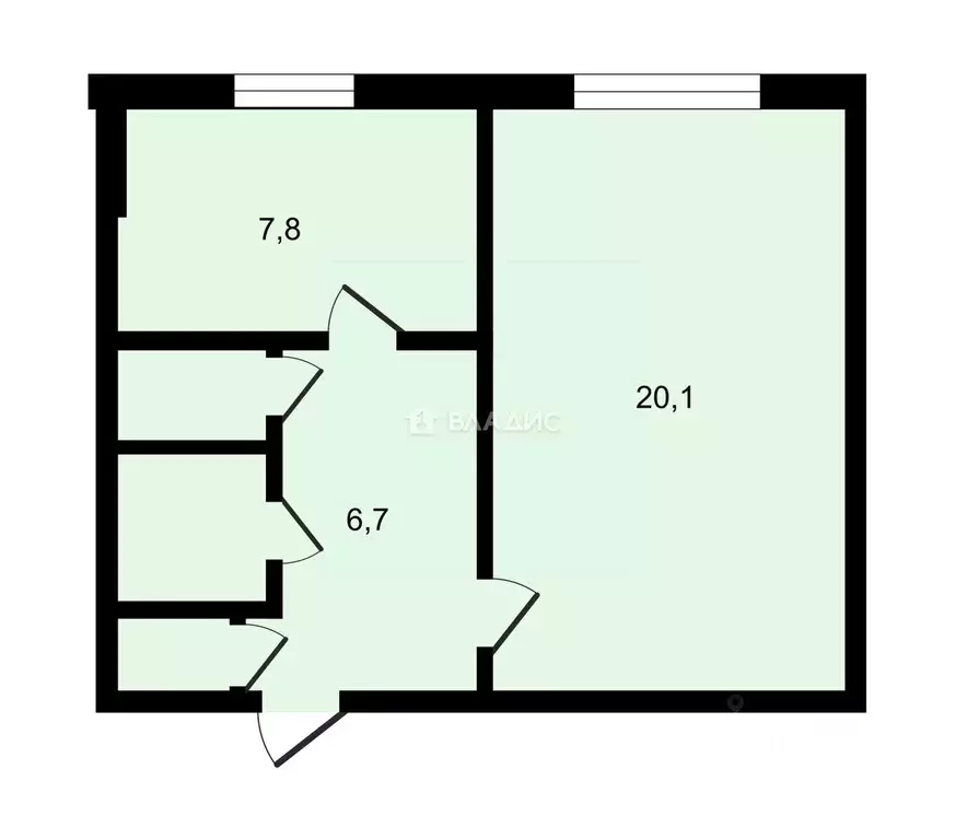 1-к кв. Санкт-Петербург Камышовая ул., 54К3 (40.0 м) - Фото 1