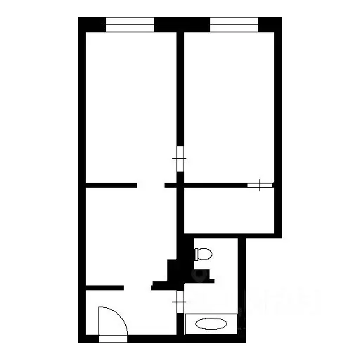 2-к кв. Омская область, Омск ул. Конева, 20 (50.0 м) - Фото 2