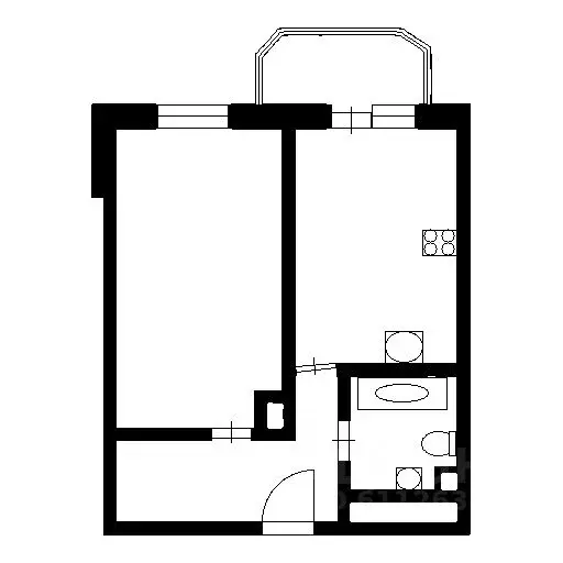 1-к кв. Санкт-Петербург Лиственная ул., 18к1 (41.0 м) - Фото 1