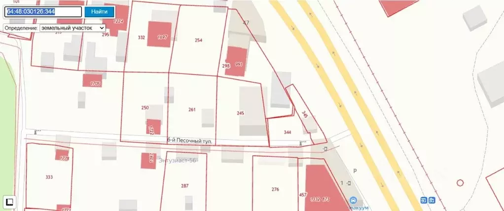 Участок в Саратовская область, Саратов Энтузиаст-56 СТ,  (2.5 сот.) - Фото 1