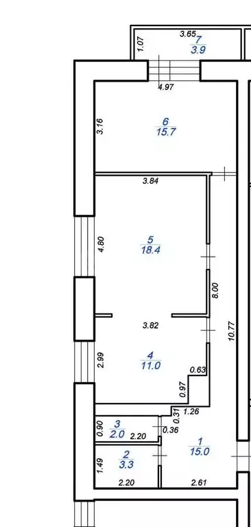 2-комнатная квартира: Тверь, улица Мусоргского, 36 (69.3 м) - Фото 0