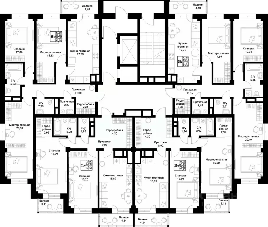 2-к кв. Ростовская область, Ростов-на-Дону ул. Труда, 12/3 (71.1 м) - Фото 2