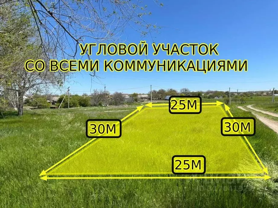 Участок в Крым, Симферопольский район, с. Урожайное, Крымской Весны ... - Фото 0