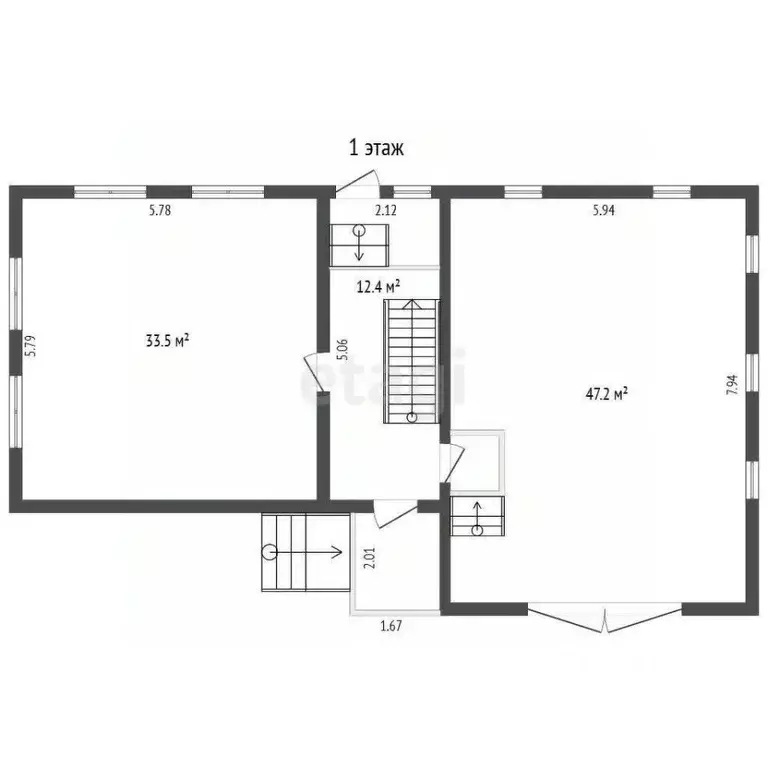 Дом в Тюменская область, Тюменский муниципальный округ, с. Гусево ул. ... - Фото 2