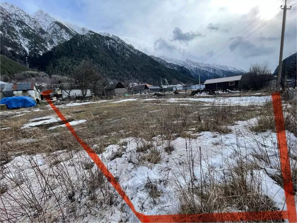 Участок в Карачаево-Черкесия, Теберда Карачаевский городской округ, ... - Фото 1