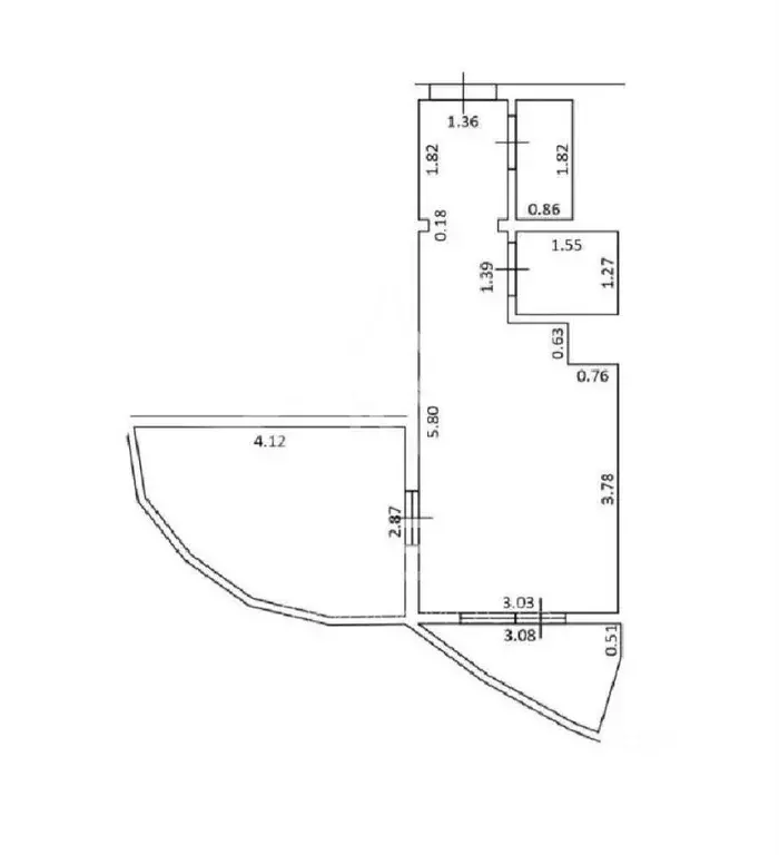 1-к кв. Краснодарский край, Сочи Бытха мкр, ул. Ясногорская, 16А (35.3 ... - Фото 2