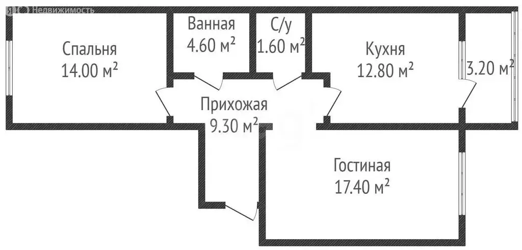 2-комнатная квартира: Краснодар, улица Западный Обход, 65к1 (59.7 м) - Фото 1