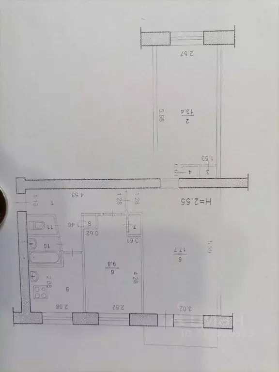 3-к кв. Волгоградская область, Волжский Советская ул., 59 (58.8 м) - Фото 2