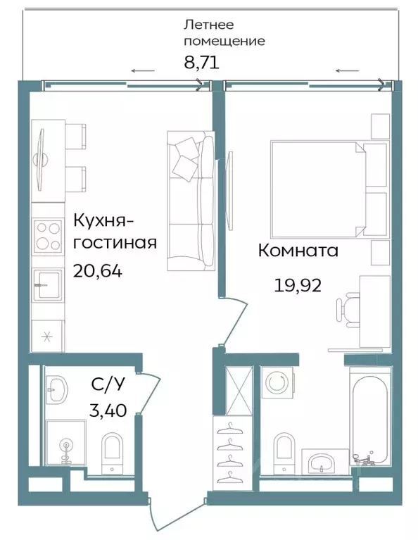2-к кв. Крым, Саки ул. Морская (52.67 м) - Фото 0