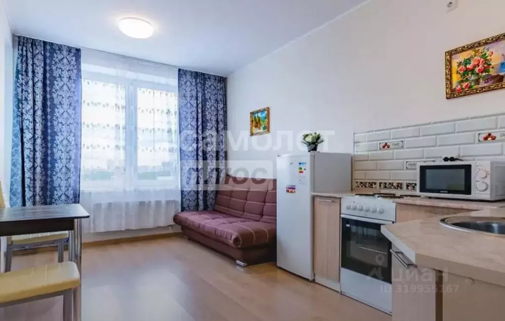 1-к кв. Свердловская область, Екатеринбург ул. Крестинского, 6 (43.0 ... - Фото 1