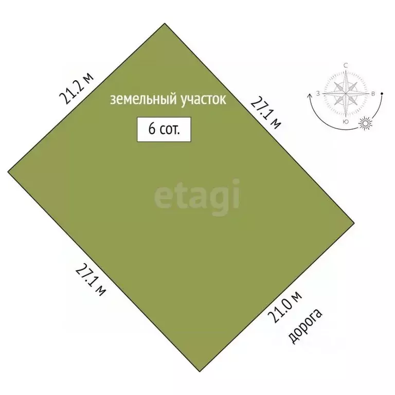 Участок в Ростовская область, Азовский район, Елизаветинское с/пос, ... - Фото 2