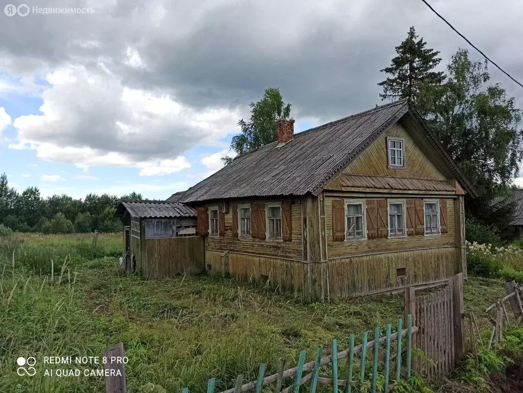 Дом в Вологодская область, Вытегорский муниципальный округ, деревня ... - Фото 1