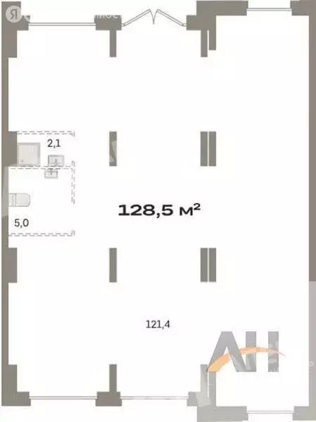 Помещение свободного назначения (129 м) - Фото 2