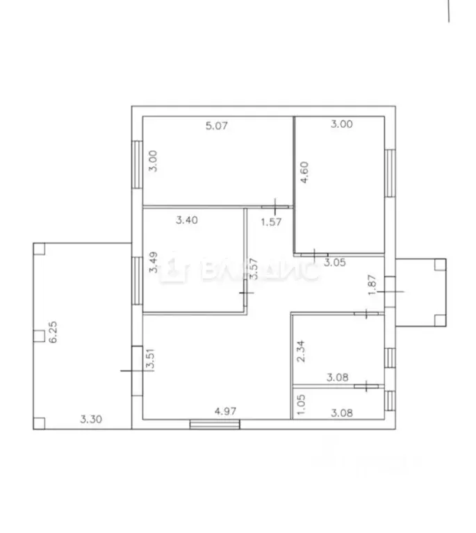 Дом в Пензенская область, с. Бессоновка ул. Центральная, 188 (103 м) - Фото 2