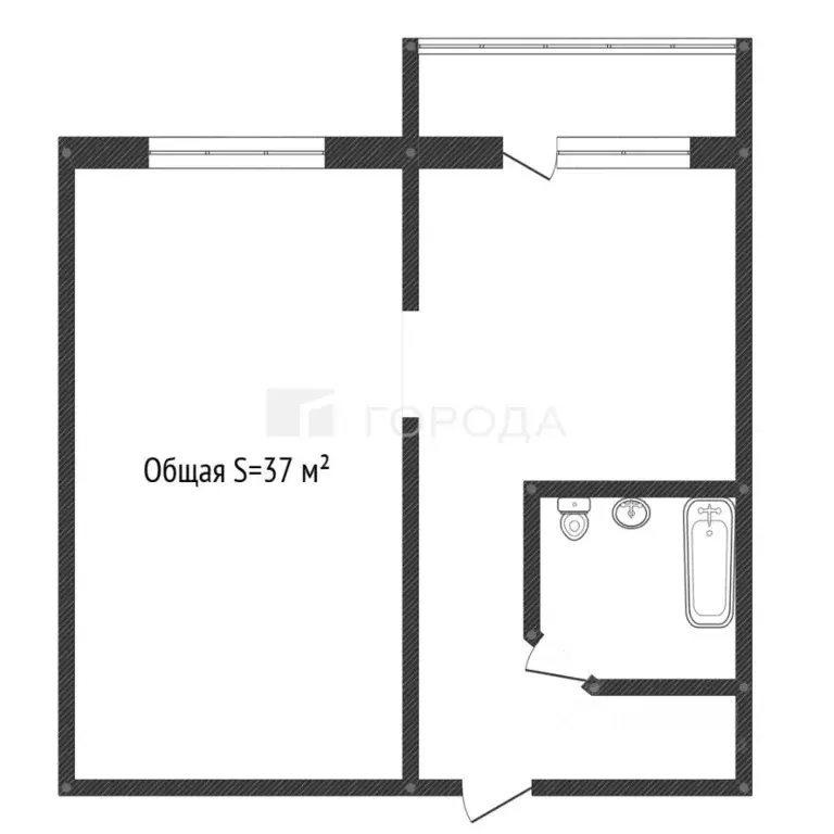 1-к кв. Алтайский край, Барнаул ул. Сергея Ускова, 3 (37.0 м) - Фото 2