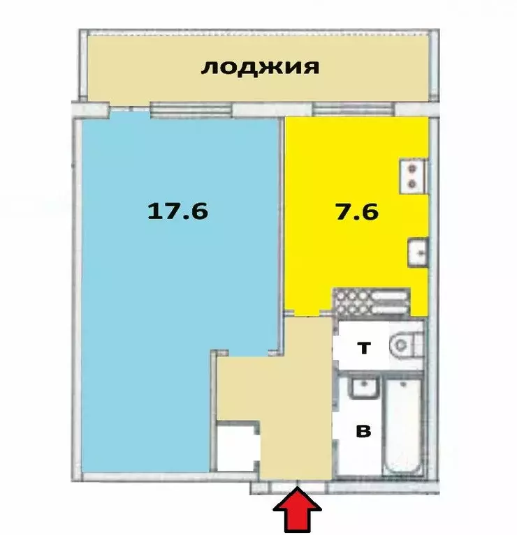 1-к кв. Свердловская область, Екатеринбург ул. Карельская, 68 (34.0 м) - Фото 0