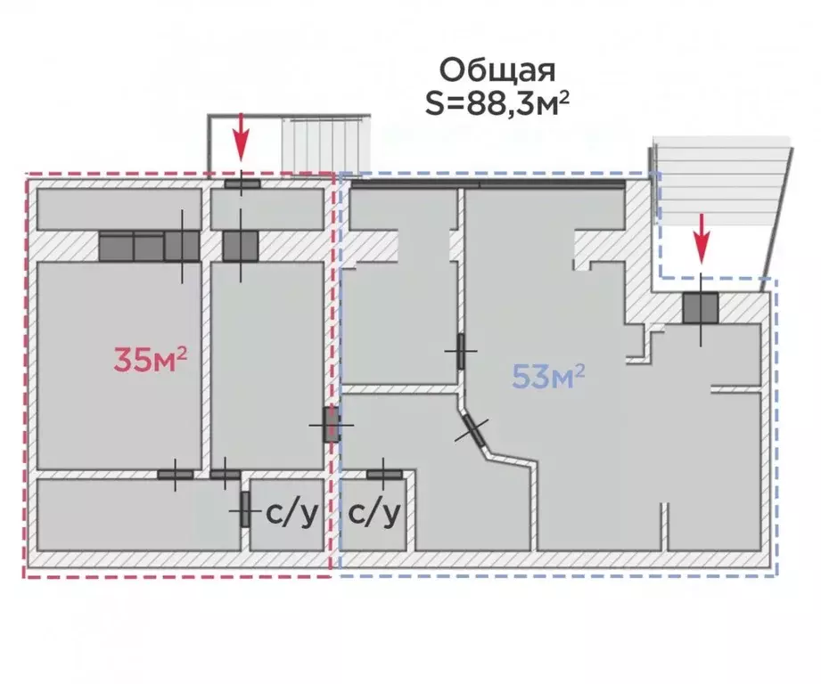 Офис в Тюменская область, Тюмень Северная ул., 3к3 (53 м) - Фото 1