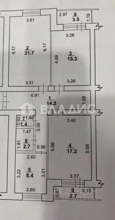 3-к кв. Башкортостан, Стерлитамак просп. Октября, 48 (80.0 м) - Фото 2