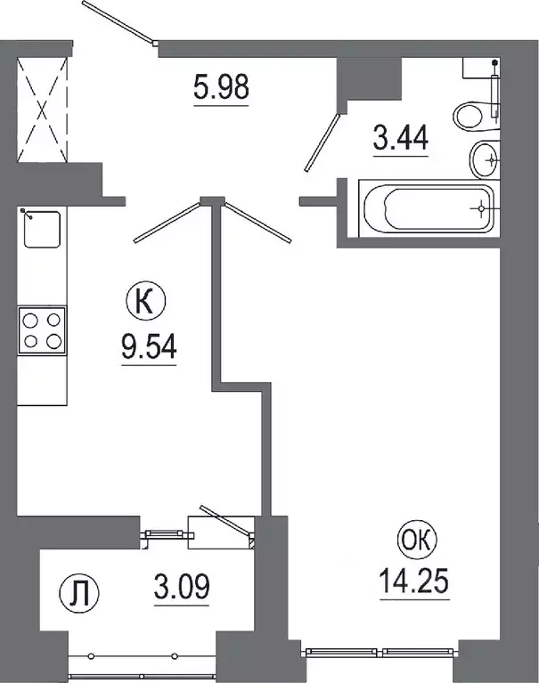 1-к кв. Иркутская область, Иркутск ИВАТУ городок, Авиатор жилой ... - Фото 1