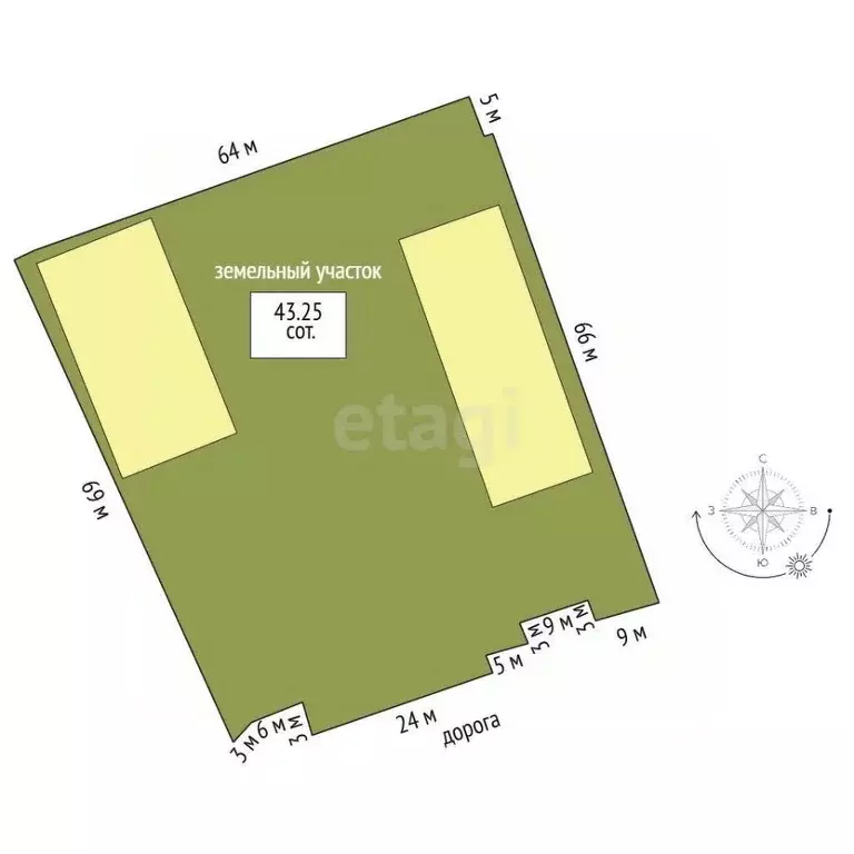 Склад в Саха (Якутия), Якутск Марха мкр, ул. Ярославского, 33 (4325 м) - Фото 1