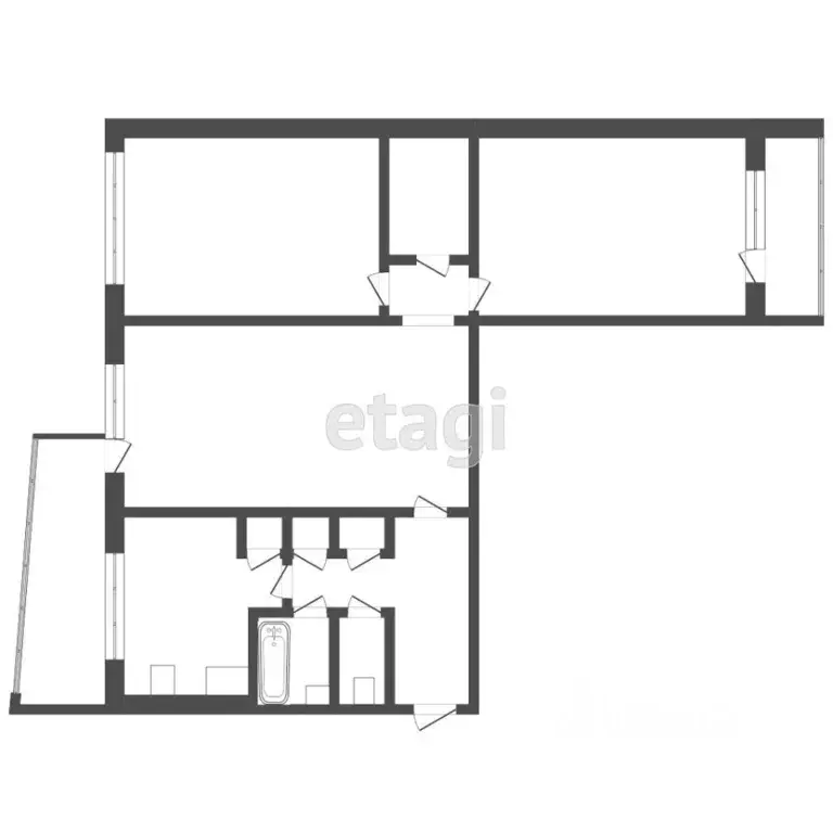 3-к кв. Мордовия, Саранск ул. Сущинского, 12 (64.1 м) - Фото 1