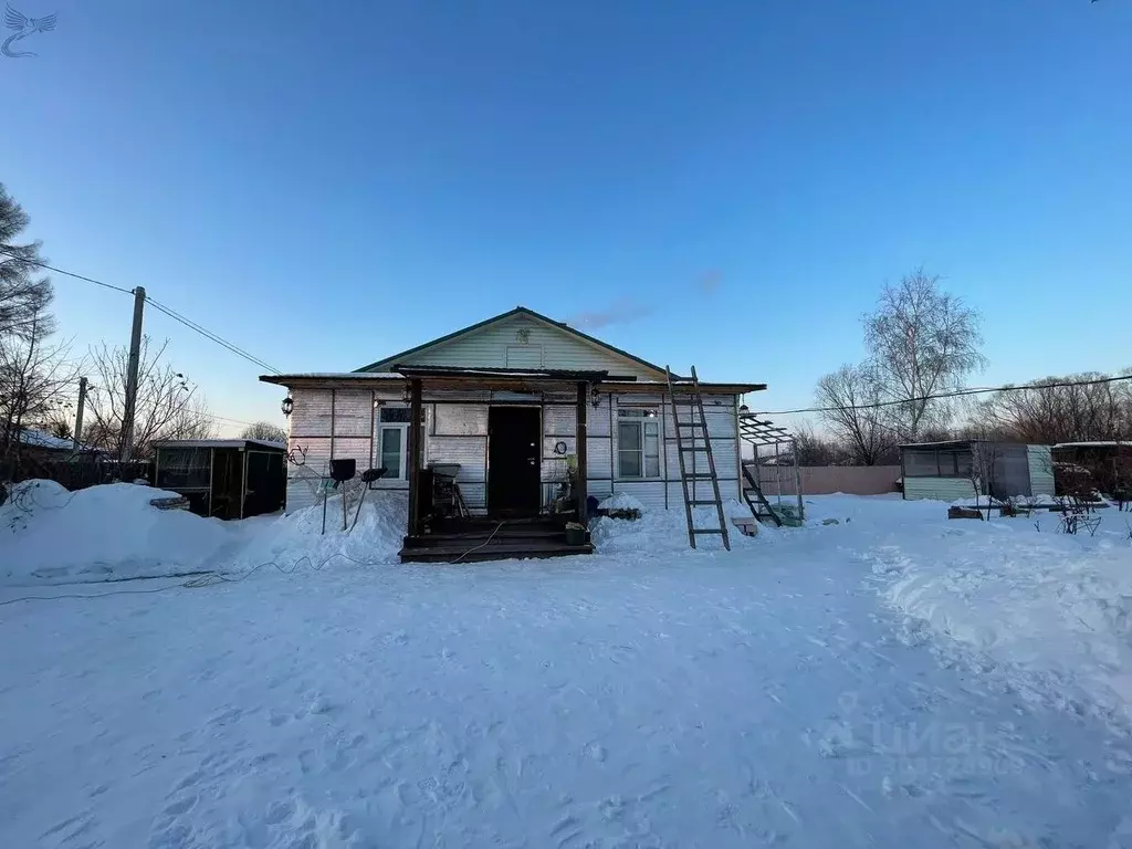 Дом в Хабаровский край, Имени Лазо район, с. Дрофа ул. Мира, 6 (60 м) - Фото 1