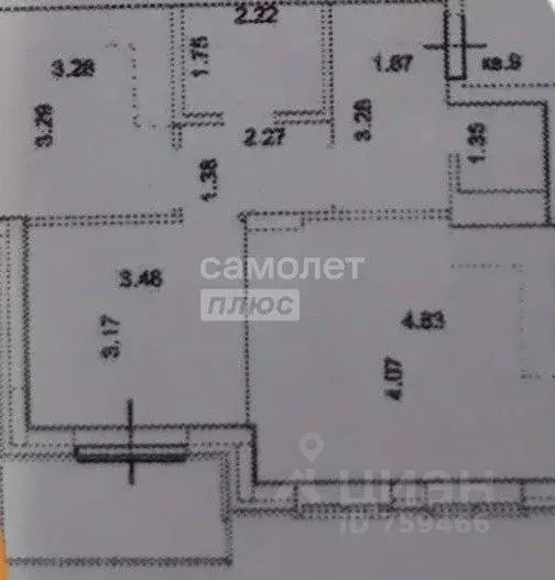 3-к кв. Новосибирская область, Новосибирск Коммунстроевская ул., 161 ... - Фото 1