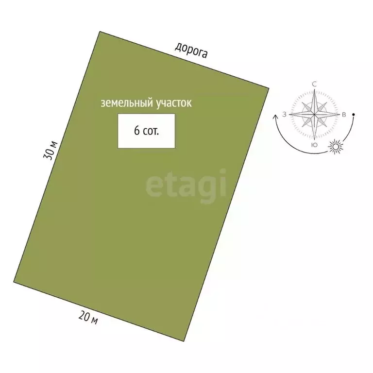 Участок в Ростовская область, Азовский район, Елизаветинское с/пос, ... - Фото 2