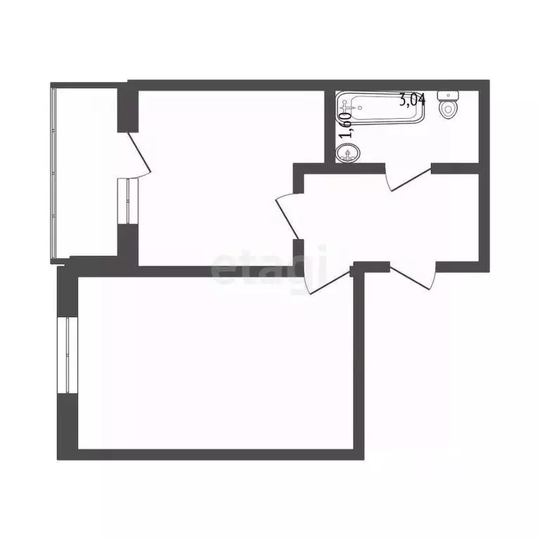 1-к кв. Бурятия, Улан-Удэ ул. Жердева, 76А (47.2 м) - Фото 1