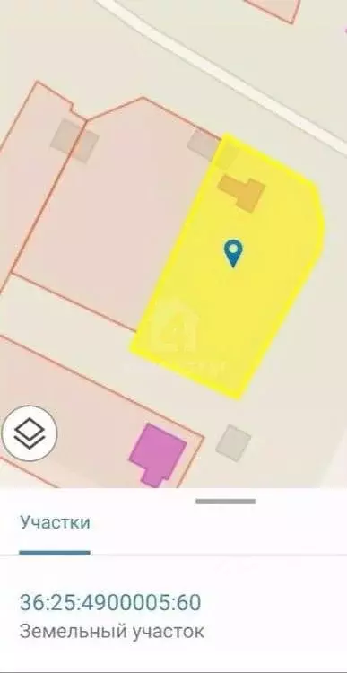 Участок в Воронежская область, Рамонский район, с. Скляево Центральная ... - Фото 1