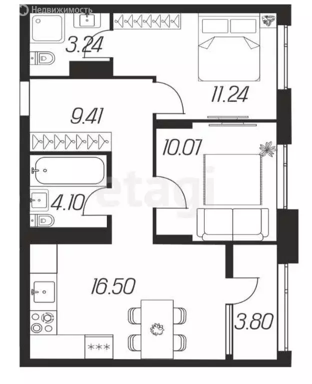 3-комнатная квартира: Тула, Самоварная улица, 2 (58.36 м) - Фото 0