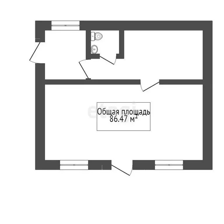 Дом в Тальменка, Кооперативная улица (86.47 м) - Фото 0