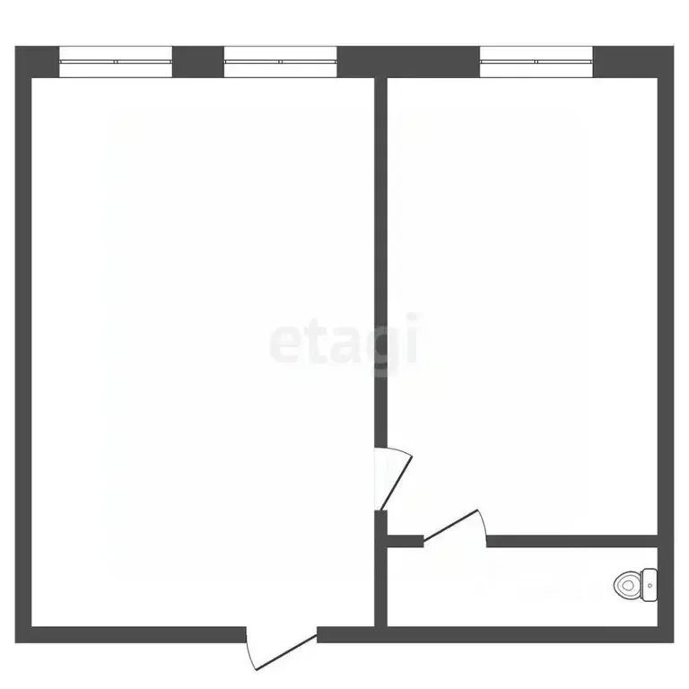 2-к кв. Владимирская область, Муром ул. Льва Толстого, 15 (39.0 м) - Фото 1