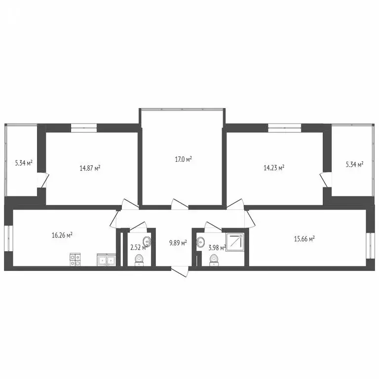 Квартира 4 комнатная ульяновск. Проект 4 комнатной квартиры Ульяновск.