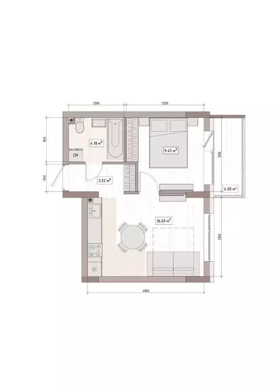 Студия Кемеровская область, Кемерово Уютный Квартал жилой комплекс ... - Фото 1