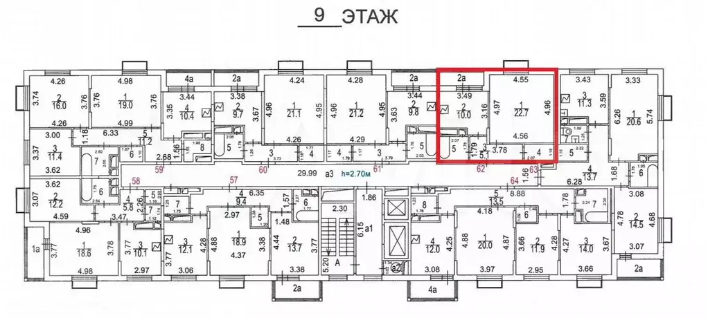 Аукцион: 1-к. квартира, 43,9 м, 9/16 эт. - Фото 1