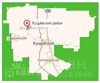 Участок в Краснодарский край, Кущевский район, с. Ильинское ул. ... - Фото 1