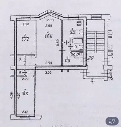 3-к кв. Санкт-Петербург Московское ш., 24 (55.3 м) - Фото 1