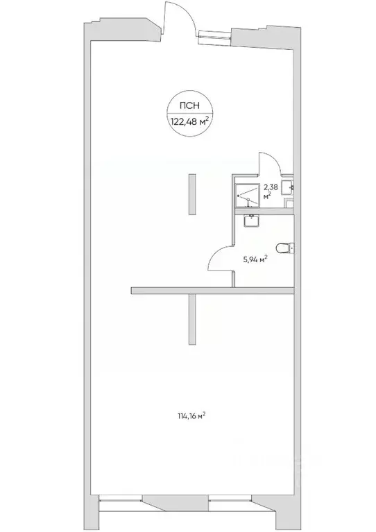 Помещение свободного назначения в Москва Автомобильный проезд, 4 (124 ... - Фото 0